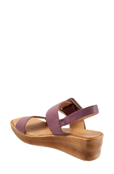 Shop Bueno Marcia Slingback Wedge Sandal In Mauve