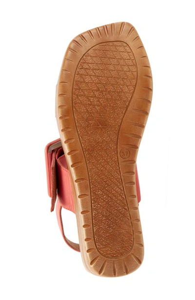 Shop Bueno Marcia Slingback Wedge Sandal In Coral