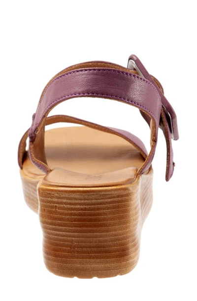 Shop Bueno Marcia Slingback Wedge Sandal In Mauve