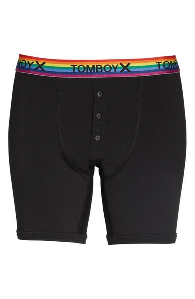 6 No Fly Boxer Briefs - Black Rainbow – TomboyX