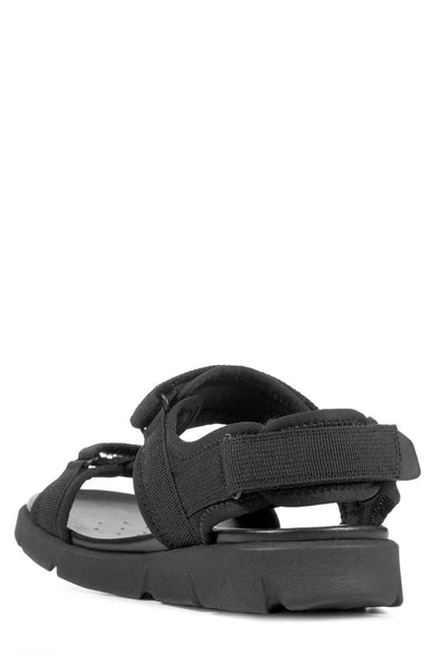 Shop Geox Xand Sport Waterproof Sandal In Black