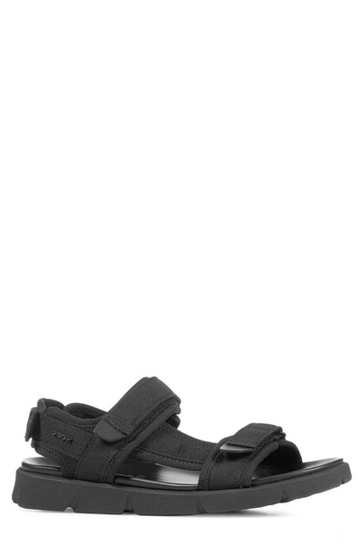 Shop Geox Xand Sport Waterproof Sandal In Black