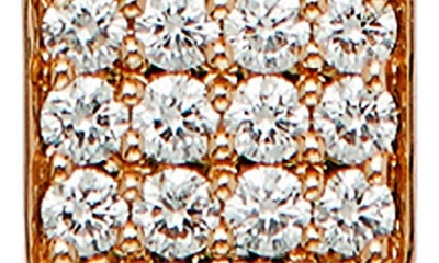Shop Sethi Couture Small Pav� Diamond Tag Pendant In 18k Rg