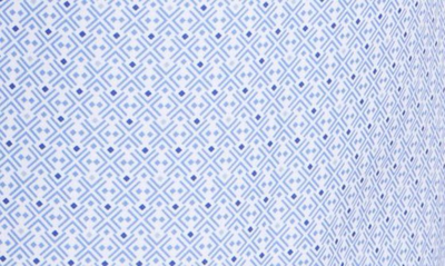 Shop 7 Diamonds Digital Dash Performance Short Sleeve Button-up Shirt In Blue/ White