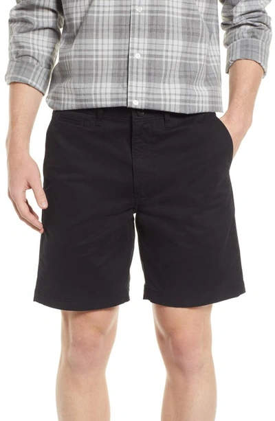 Shop Billy Reid Cotton Blend Chino Shorts In Black