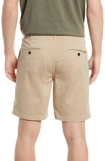 Billy Reid Cotton Blend Chino Shorts In Khaki