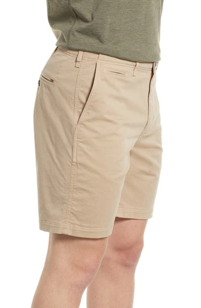 Billy Reid Cotton Blend Chino Shorts In Khaki