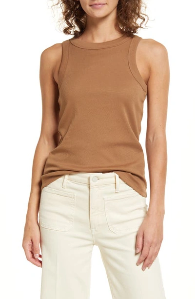 Shop Madewell Brightside Tank Top In Brown