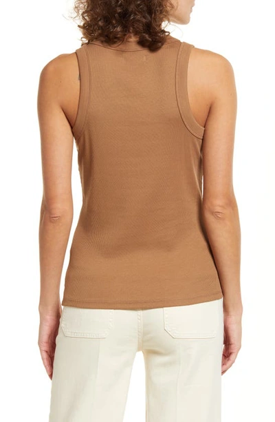 Shop Madewell Brightside Tank Top In Brown