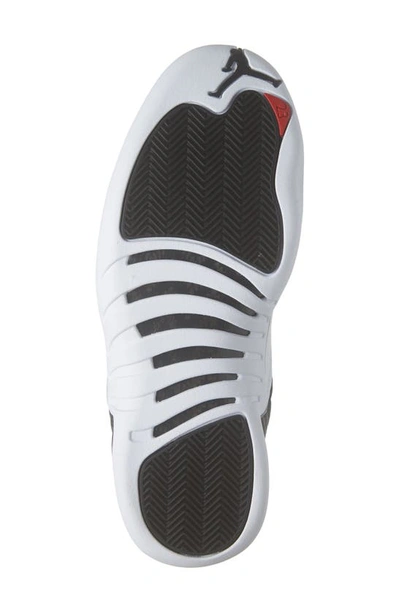 Shop Jordan Air  12 Retro Basketball Shoe In Black/ Varsity Red/ White