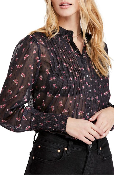 Shop Free People Flowers In Black