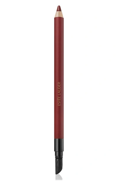 Shop Estée Lauder Double Wear 24-hour Waterproof Gel Eyeliner Pencil In Antique Burgundy
