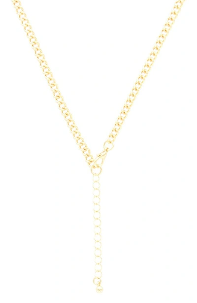 Shop Olivia Welles Peach Pockets Necklace In Gold / Peach