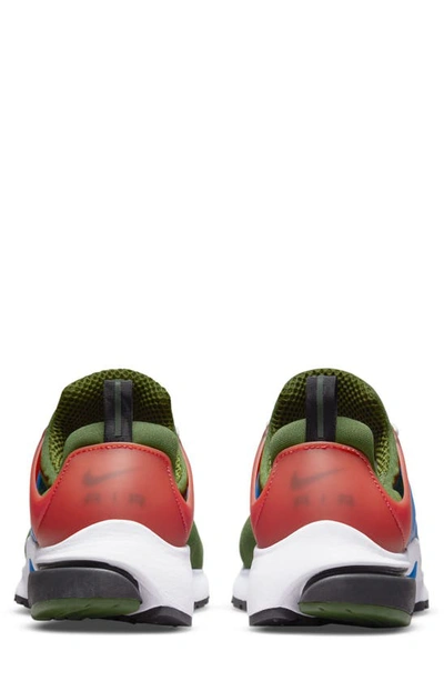 Shop Nike Air Presto Sneaker In Forest Green/ Orange/ White