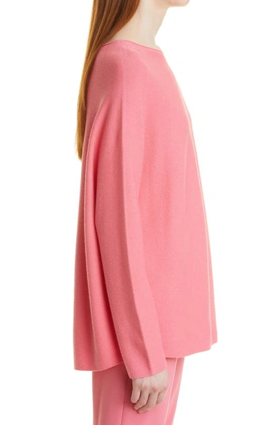 Shop Hugo Boss C Falanda Cotton & Cashmere Sweater In Pink Lemonade