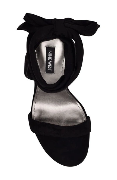 Nine West Kelsie Womens Ankle Strap Dressy Heels In Black