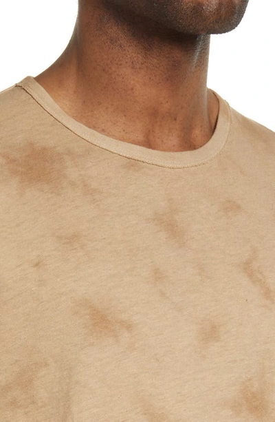 Shop Rag & Bone Haydon Tie Dye Linen & Cotton T-shirt In Sand