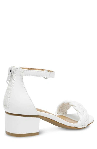 Dv Dolce Vita Braided Strap Ankle Strap Sandal In White