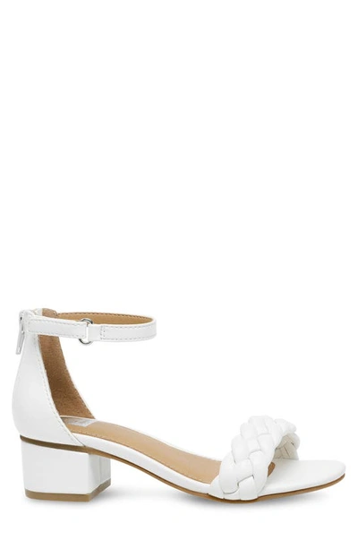Dv Dolce Vita Braided Strap Ankle Strap Sandal In White