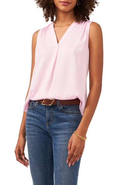 Shop Vince Camuto Rumpled Satin Blouse In Pink Horizon