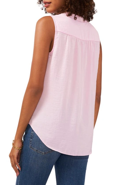 Shop Vince Camuto Rumpled Satin Blouse In Pink Horizon