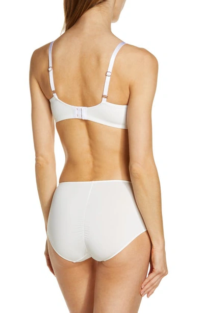 Skarlett Blue Entice Underwire Full Coverage Bra In White / Nylon