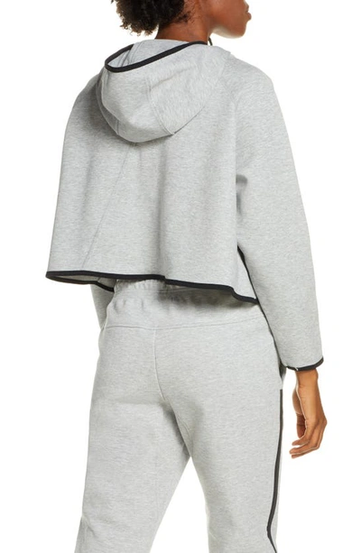 Shop Nike Tech Fleece Cape In Dark Grey Heather/ Black