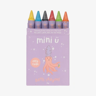 Shop Mini U Bath Crayons (6 Pack) In Purple