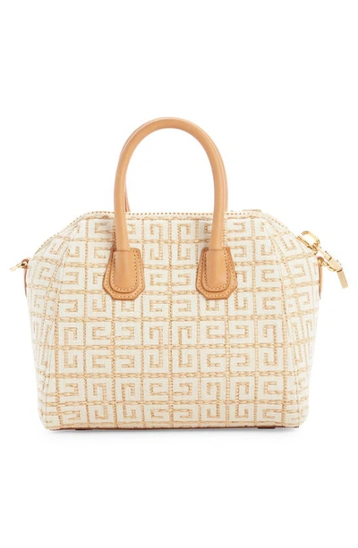 Givenchy Mini Antigona 4g Jute Tote Bag in Natural