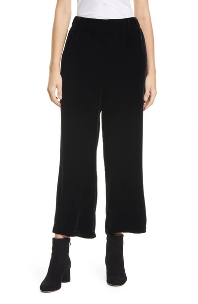 Shop Eileen Fisher Wide Ankle Pant In Black