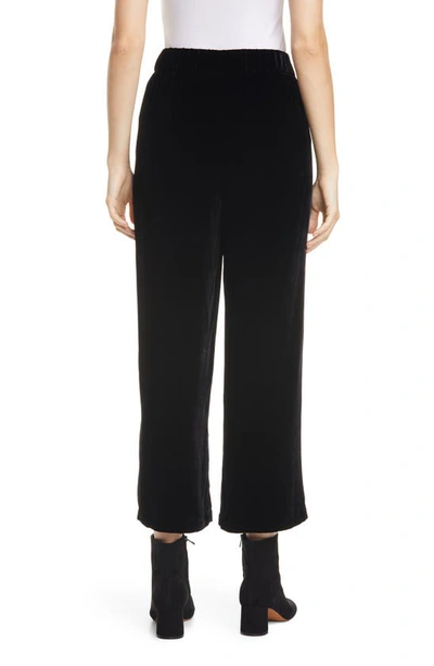 Shop Eileen Fisher Wide Ankle Pant In Black