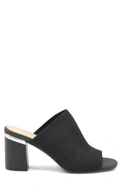 Shop Adrienne Vittadini Arielle Block Heel Sandal In Black