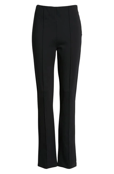 Hugo Boss Eysa High Waist Zip Cuff Trousers In Black