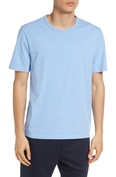 Shop Vince Solid T-shirt In Washed Cerulean