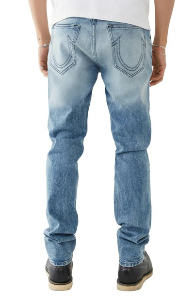Shop True Religion Brand Jeans True Religion Rocco Renegade Ripped Skinny Jeans In Light Sun Blaze W/ Rips
