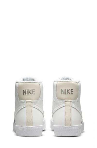 Shop Nike Kids' Blazer Mid '77 Vintage Sneaker In Summit White/ Clear/ Brown
