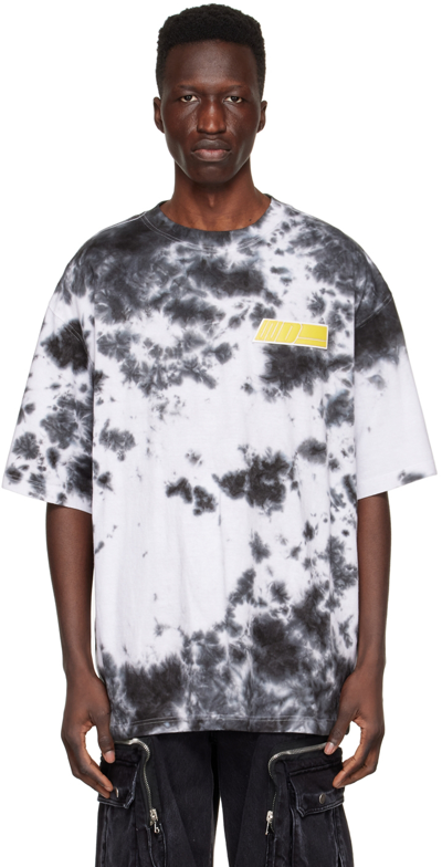 Shop We11 Done White Cotton T-shirt In Black