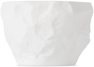 Shop 1882 Ltd White Crockery Candle