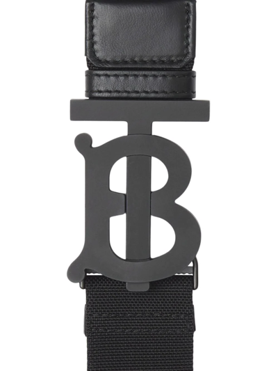 Shop Burberry Sonny Check-quilted Belt Bag In Black