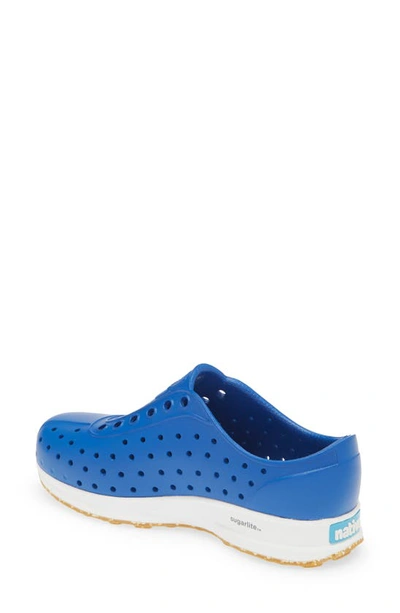 Shop Native Shoes Robbie Sugarlite Slip-on Shoe In Victoria Blue/ Shell White