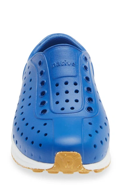 Native Shoes Robbie Sugarlite Slip-on Shoe In Victoria Blue/ Shell White