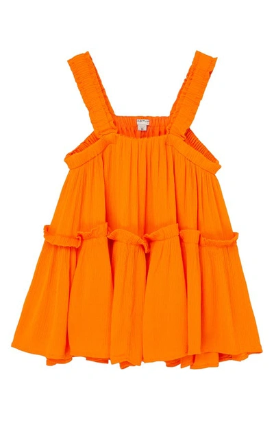 Shop Habitual Girl Kids' Baby Doll Top In Orange