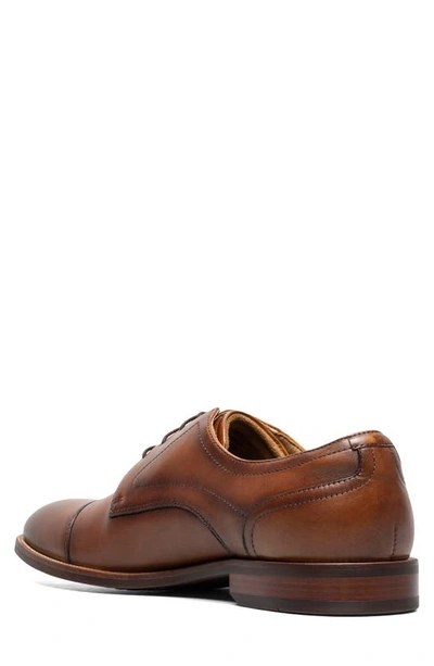 Shop Florsheim Rucci Cap Toe Derby In Cognac