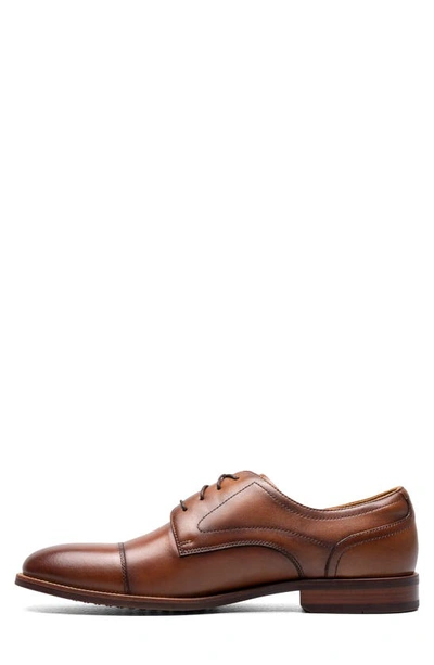 Shop Florsheim Rucci Cap Toe Derby In Cognac