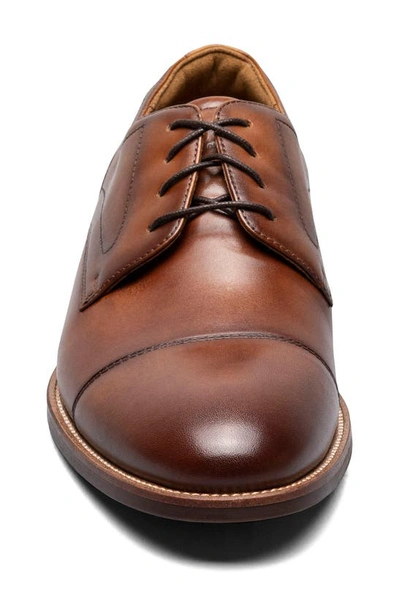 Shop Florsheim Rucci Cap Toe Derby In Cognac