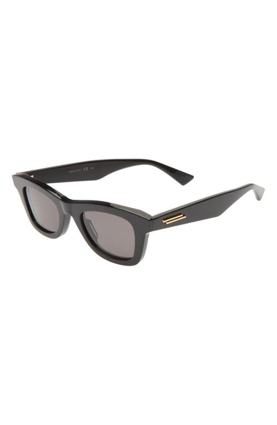 Shop Bottega Veneta 48mm Square Sunglasses In Black