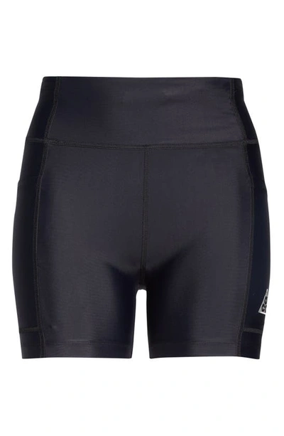 Shop Nike Acg Dri-fit Adv Crater Lookout Shorts In Black/ Black/ Summit White