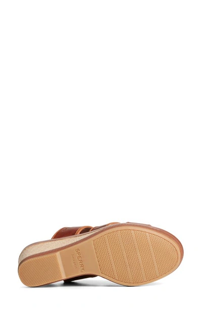Shop Sperry Fairwater Wedge Sandal In Tan