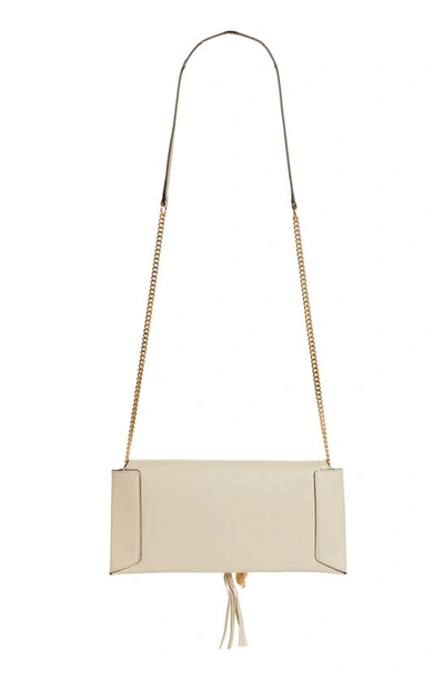 Shop See By Chloé Joan Leather Shoulder Bag In Cement Beige