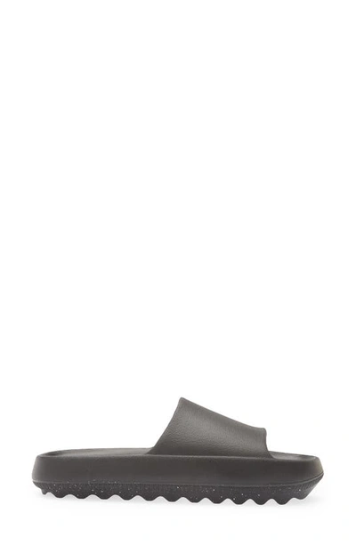 Cool Planet By Steve Madden Cloud Slide Sandal In Black